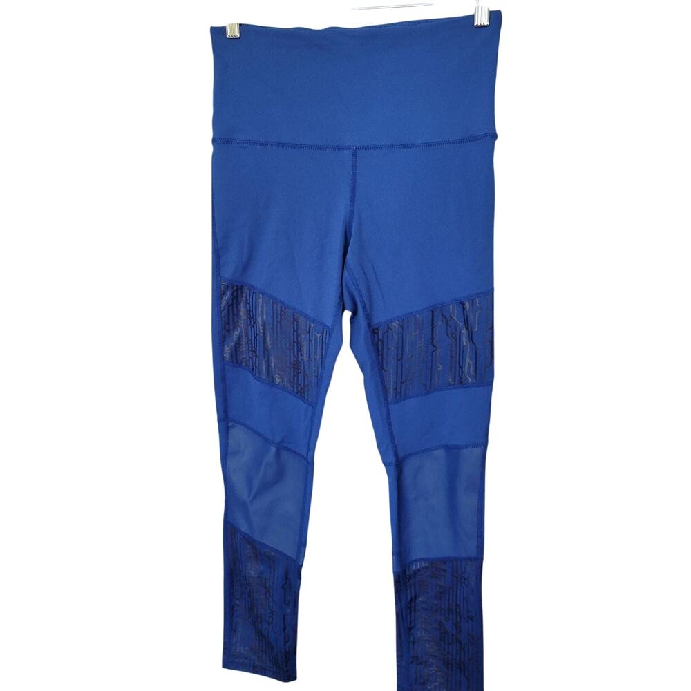 Element Colorful Blue Active Wear Leggings Large